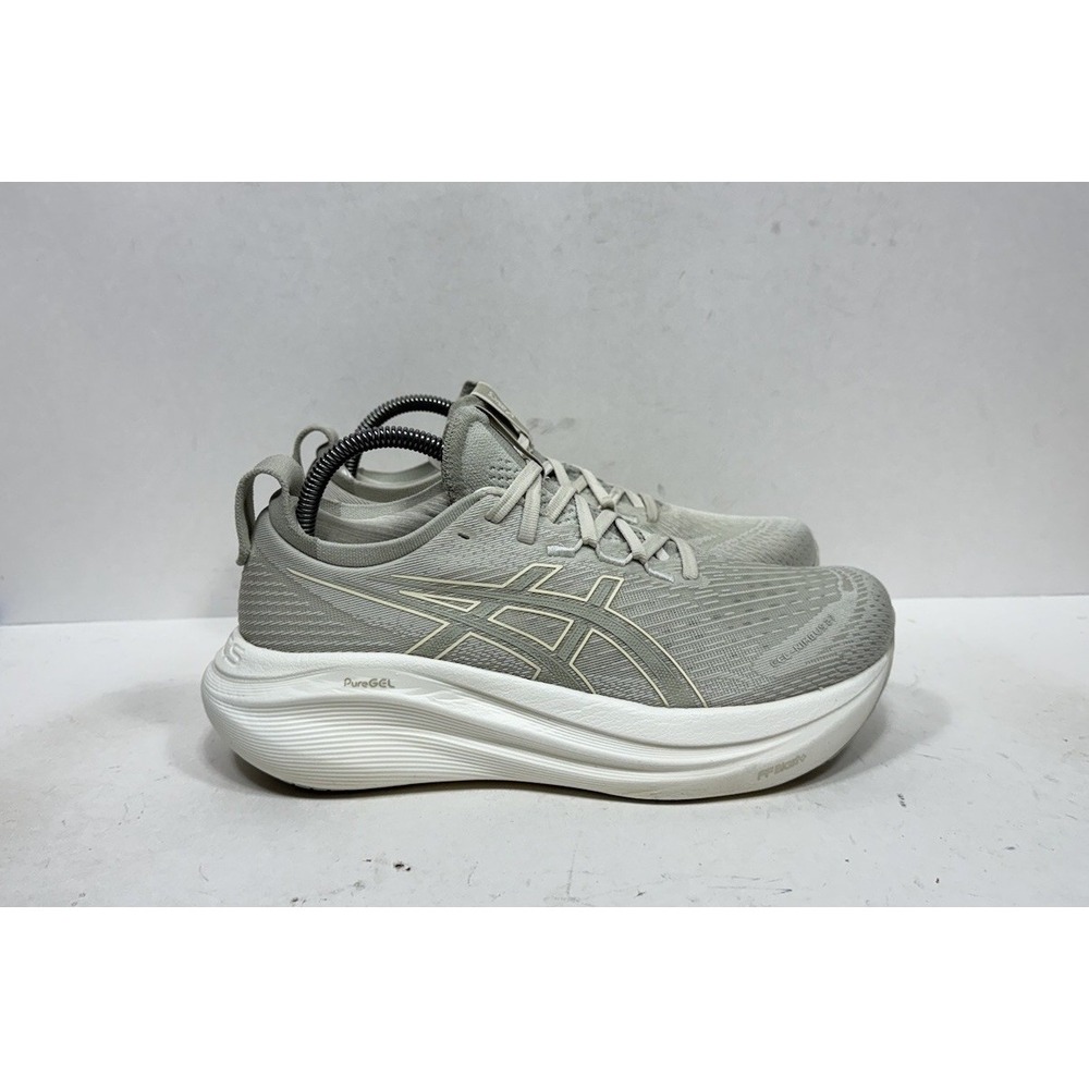 ASICS Gel-Nimbus 27 Shoes Women Size 8.5 Glacier Grey 1012B753 Running Sneakers
